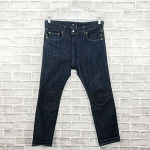 GANRYU COMME des GARCONS Men's Slim Biker Denim Jeans dark wash Size M 32w
